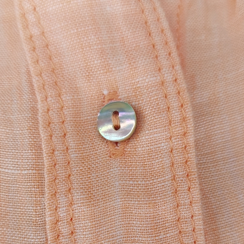 5 For 25! Sleeveless Linen Top, Peach - Picture 6 of 10